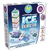 The Happy Puzzle Company - Ice Cubed Mathematical Logic Puzzle Game - 48 Challenging Puzzles for Fun and Learning - Engage in Math and Logic - Educational Family Game for Ages 7+