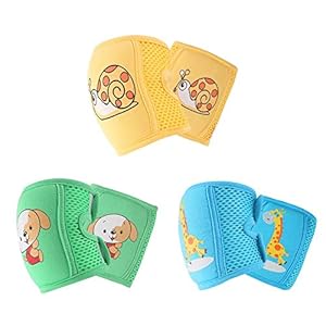 NASHRIO Baby Knee Pads for Crawling, Anti-Slip and Protect Infants & Toddlers Knees, Elbows and Legs.
