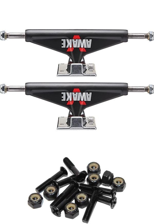 Venture Trucks Hollow Light Wide Awake Black/Polished Skateboard Trucks - 5.25