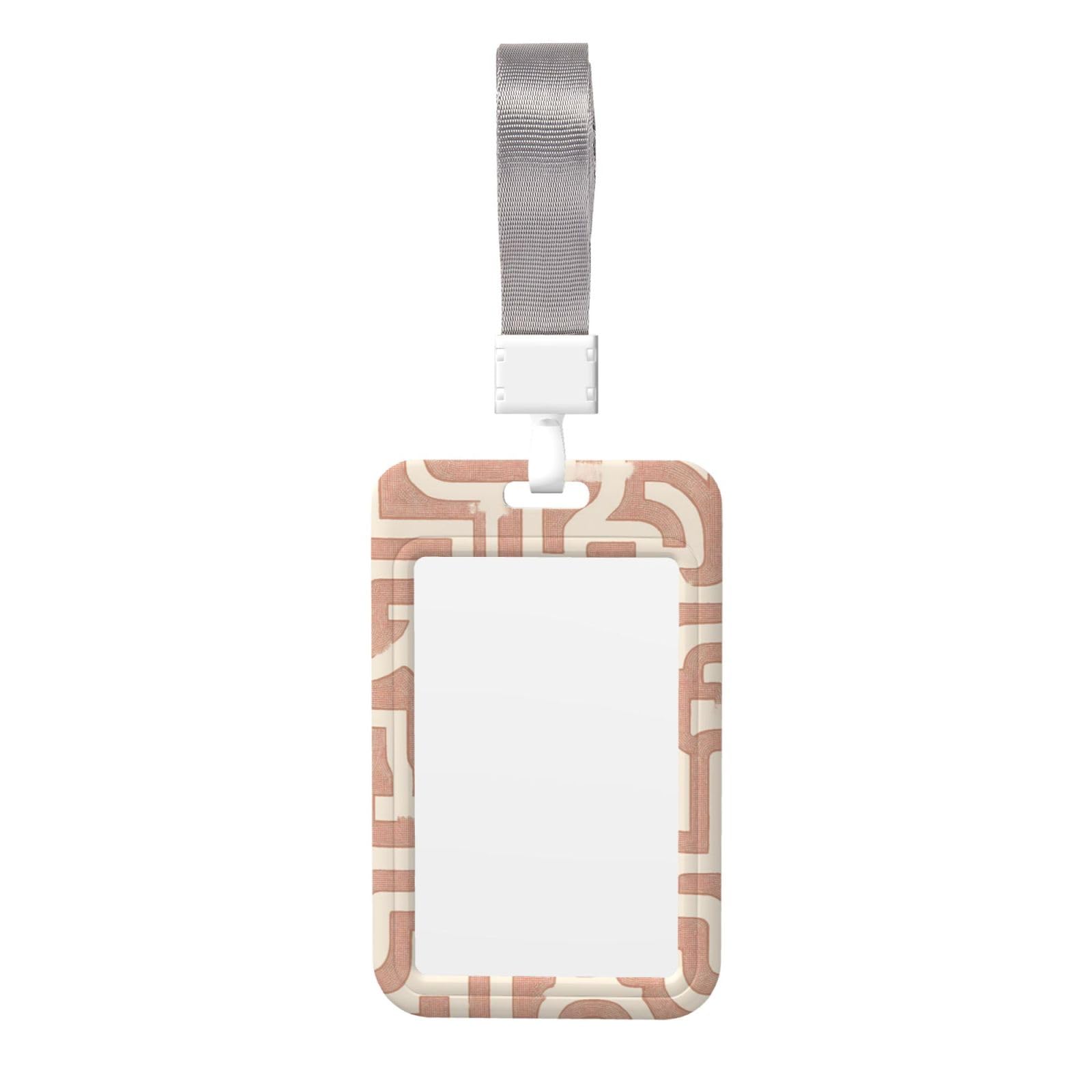 HLBSDM Antique Maze Navigation Chart Work Badge Protective Shell Vertical Sliding Type with Transparent Window