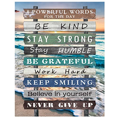 Minatee Diamond Painting Kits Adults Positive Saying 5D DIY Diamond Art Kits Cheerful Art Painting Crafts for Adults Beginner Home Wall, 14 x 18 Inch