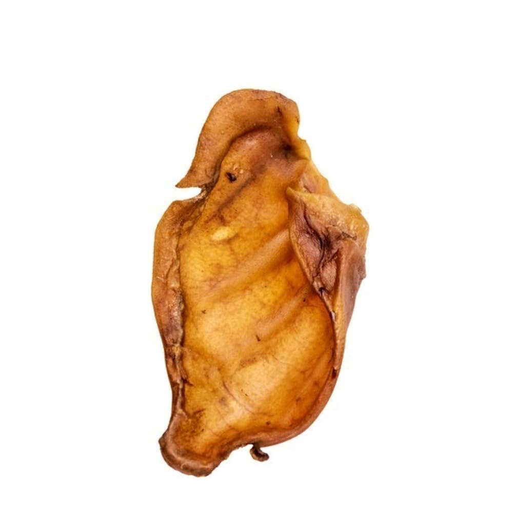 Doodles Deli Air Dried Pigs Ears Natural Dog Chews - Pack of 50
