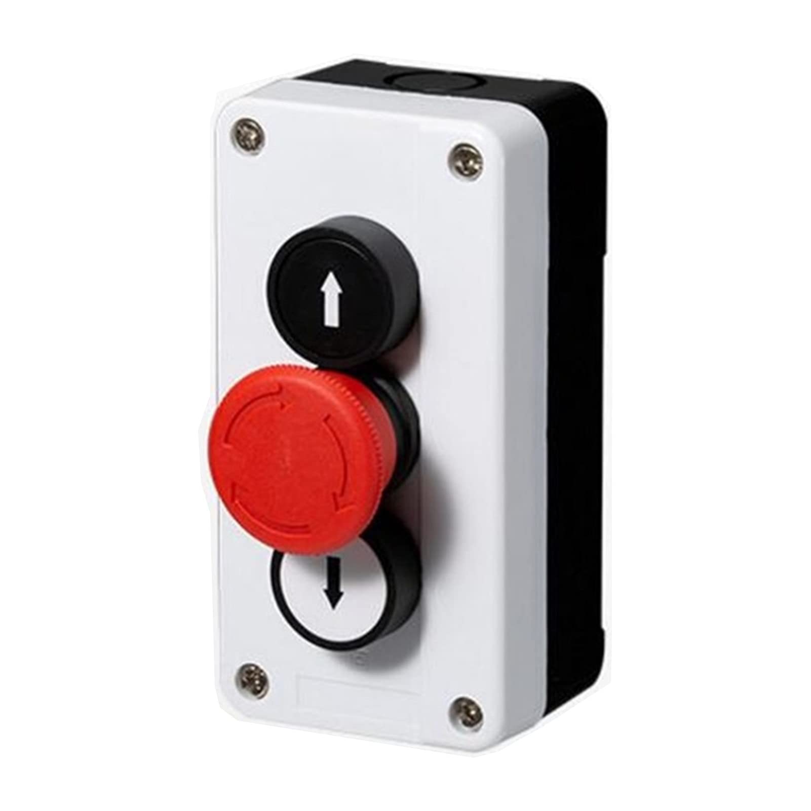 Interrupteur bouton-poussoir auto-obturant pour un arrêt d'urgence sécurisé