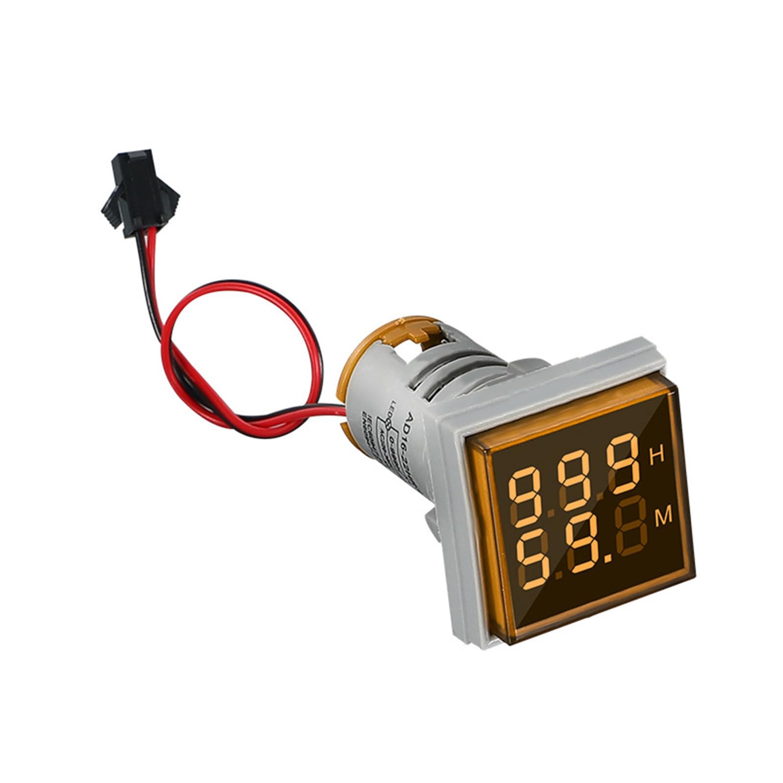 Display Square Hour Meter Precisions Timing LED High Brightness Counter for Power Communication & Machinery Precisions Timing Device