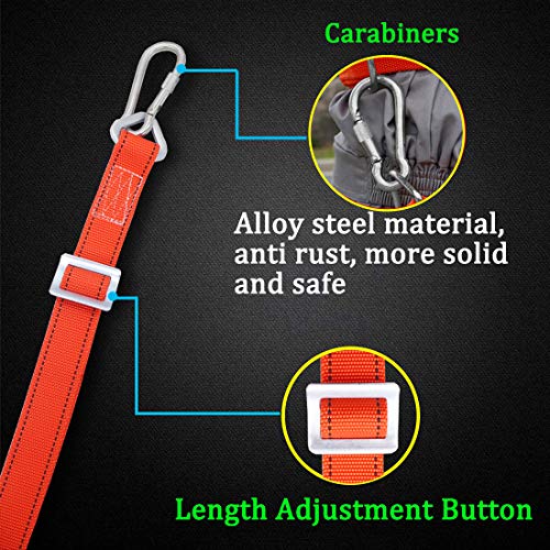 Boaton Hunting Safety Harness, Tree Climbing Belt, Linemans Belt, Add Level of Safety for Hunting, Hanging Stand Or Step, Trimming Tree, Putting Up Deer Stand, Installing Steps, Ladder Or Climbing