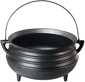 Mini Panela Tripé Caldeirão Ferro Fundido Sem Tampa 600 ml Santana