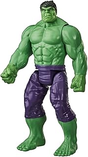 Avengers Marvel Titan Hero Series Blast Gear Deluxe Hulk Action Figure, 30-cm Toy, Inspired byMarvel Comics, for Children Aged 4 and Up,Green