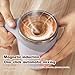 Automatic Stirring Coffee Mug, Rechargeable Automatic Stirring Coffee Mug, Electric Fun Automatic Stirring Mug, Stainless Steel Travel Coffee Mug for Office Use (White)