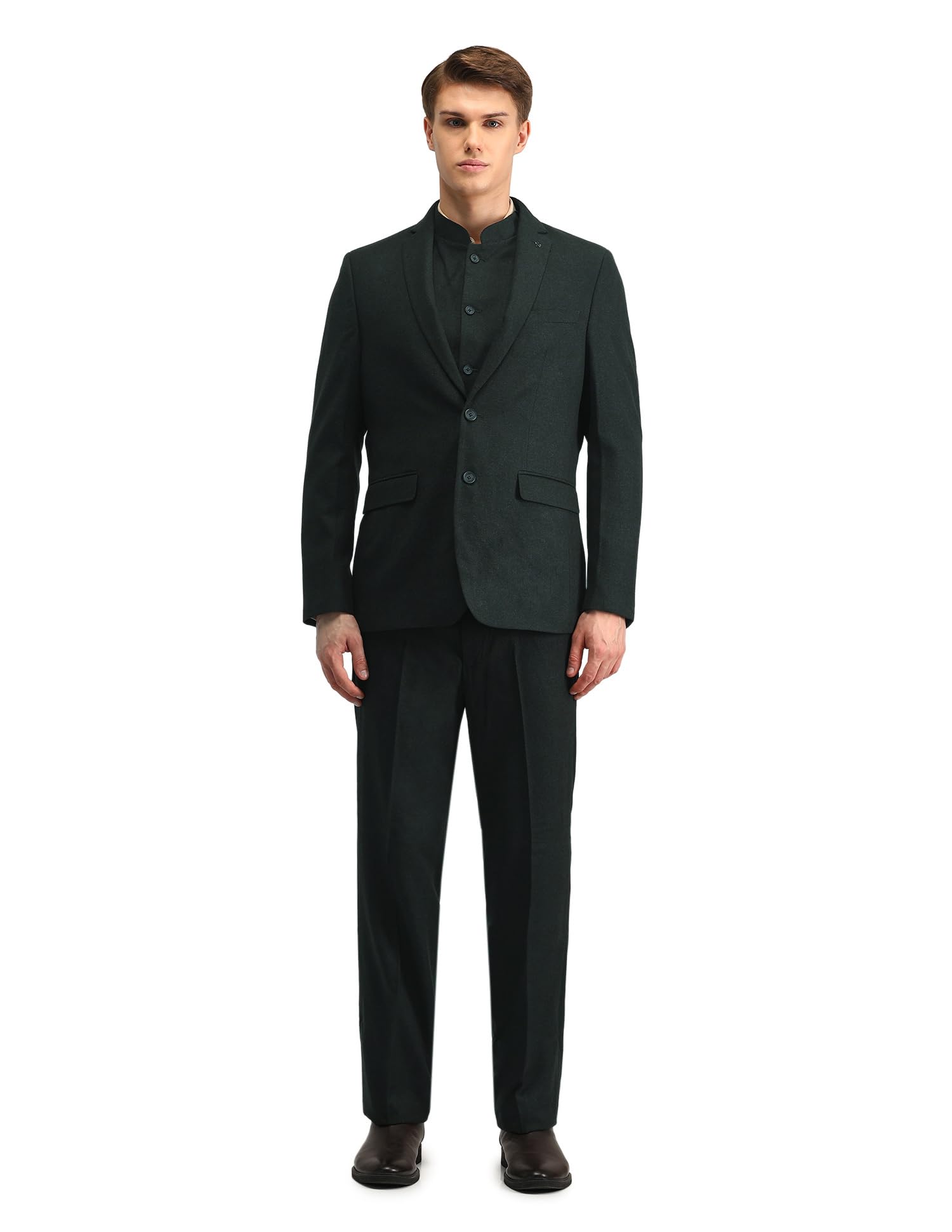 arrow Men's Polyester Blend Business Suit Pants Set-picture-17