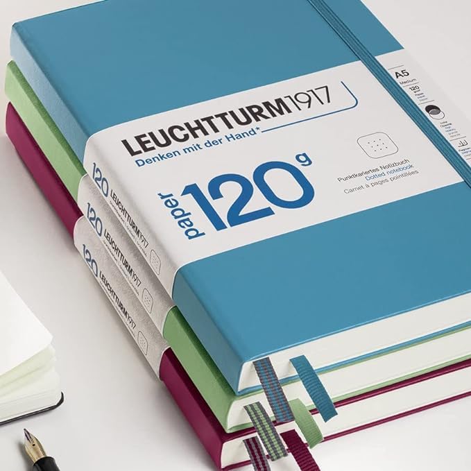 LEUCHTTURM1917 370343 Notebook Medium (A5) 120 g/m² Paper Edition, Hardcover, 203 Numbered Pages, Mint Green, Blank - Image 2