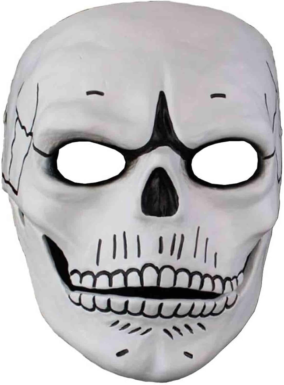 ハロウィーンマスク 頭蓋骨ゴーストマスク 不気味な怖い現実的なシリコーン金型小道具 マスカレイドハロウィーンカーニバルパーティーコスプレ大人 お中元 White Color ハロウィーンマスク 頭蓋骨ゴーストマスク 不気味な怖い現実的なシリコーン金型小道具 マスカレイドハロウィーンカーニバルパーティーコスプレ大人 お中元 White Color