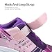DREAM PAIRS Girls Boys Shoes Kids Tennis EZ-Ons Quicksteps School Sneakers Breathable Running Athletic Shoes,Size 4 Big Kid,Pink/Purple,KD18002-1