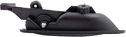 Miniatura 6 de Brock Manija de repuesto para pasajeros en el interior de la puerta, manija cromada interior con carcasa negra para parte delantera o trasera,