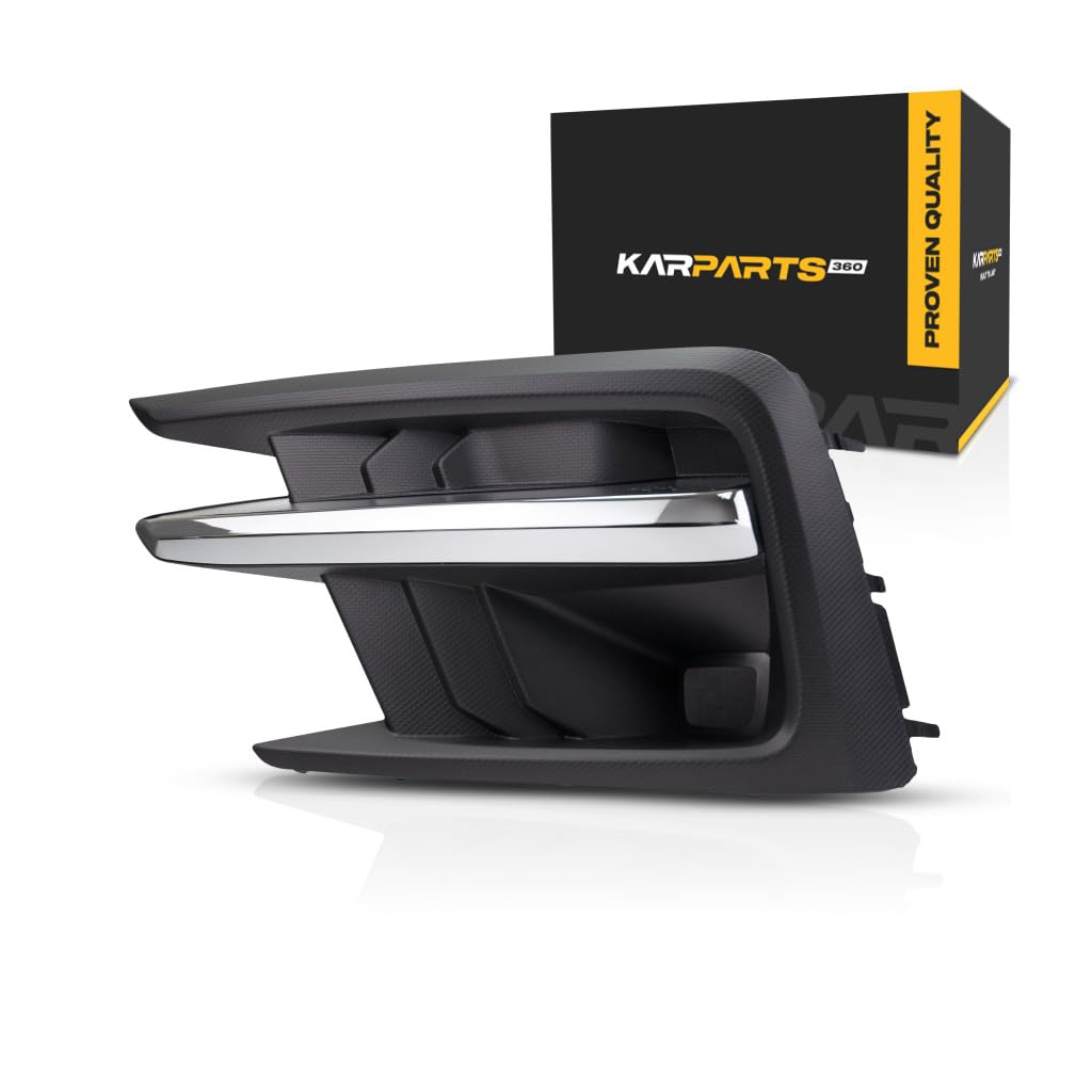 KarParts360 For Subaru Ascent 2019 20 21 2022 Fog Light Cover Driver Side | Front | Plastic | With Chrome Molding | Replacement For SU1038123 |