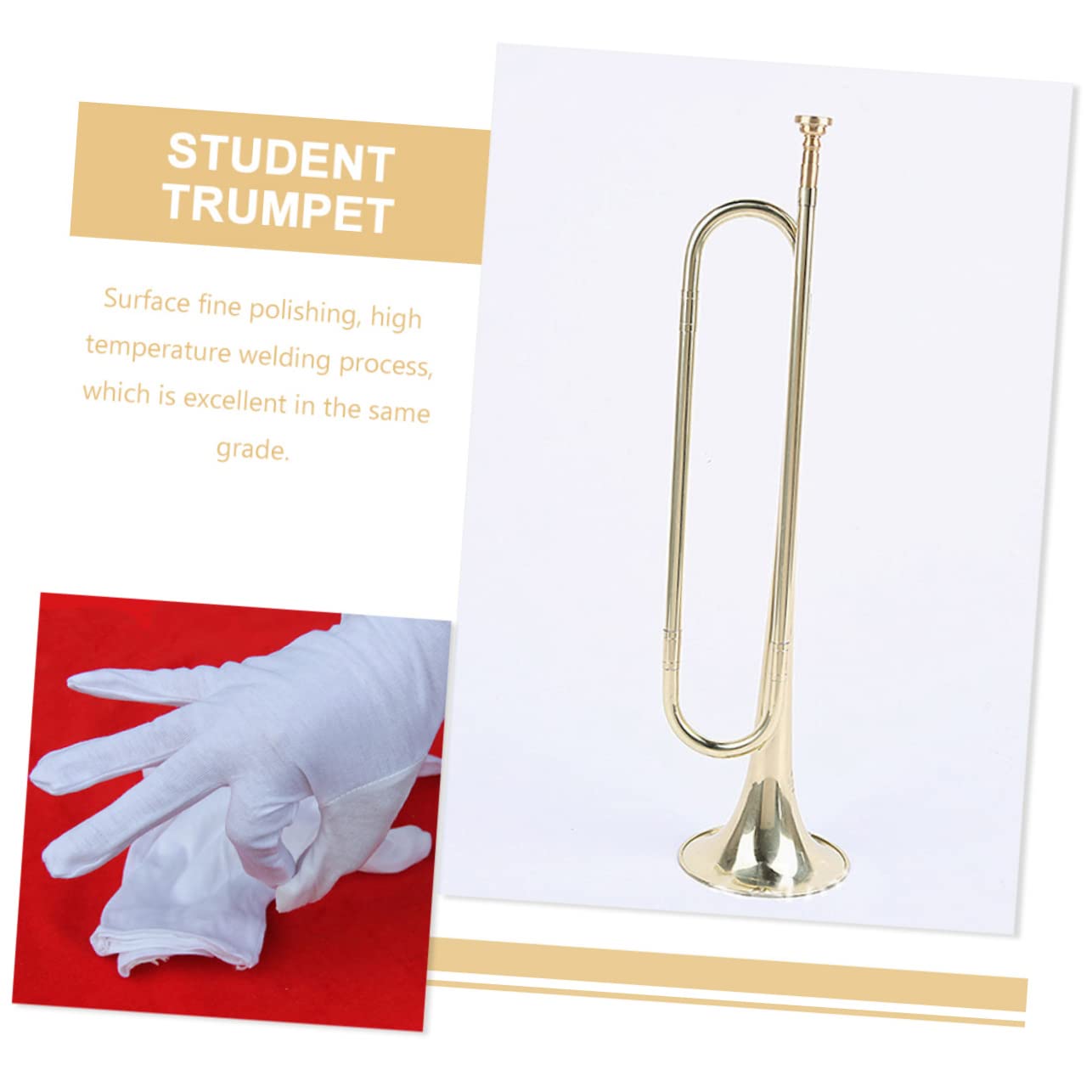 1set Tromba Per Principianti Strumento Per Per Scuole e Musicisti Facile e Maneggiare