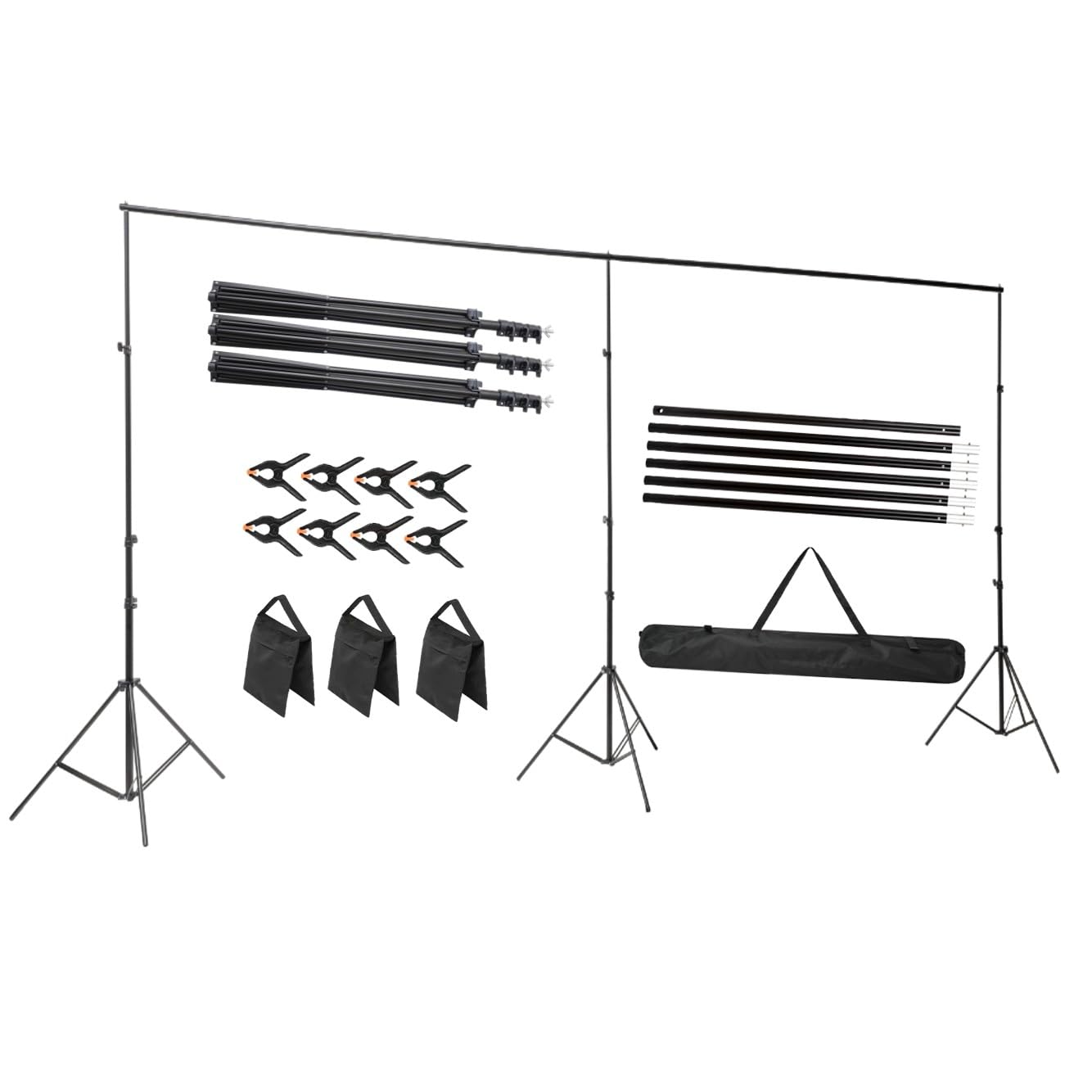 Amazon.com : 10x20 ft Medium Duty Back Drop Adjustable Stand