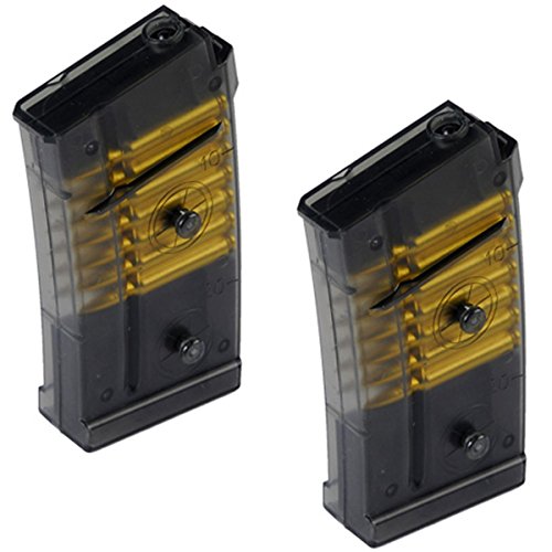 (2X) Double Eagle M82 M82P Spare Clip or Magazine for Tactical Airsoft AEG