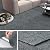 Livelynine 32-Sheet Grey Peel and Stick Carpet Tiles with Padding 11.8x11.8 Gray Self Adhesive Carpet Squares Sticky Rug Flooring Stick on Floor Tiles for Bedroom Commercial Home Kitchen Living Room