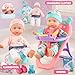 YIYBM Baby Doll Stroller Play Set with 12.5