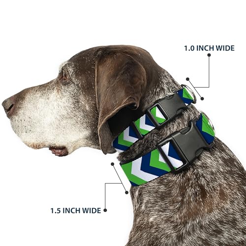Collier plastique réglable 16-58 cm à chevrons pour chien taille M - 3