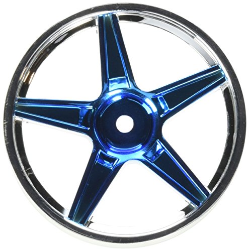 Redcat Racing Chrome Front 5 Spoke Blue Anodized Wheels (2 Piece)