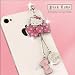 ip477 Cute Hello Kitty Dust Proof Phone Plug Cover Charm For iPhone Smart Phone
