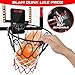 Indoor Basketball Hoop for Kids, Mini Basketball Hoop with Double Electronic Scoreboard and LED Light, Over The Door Basketball Gifts Toys for 5 6 7 8 9 10 11 12 Year Old Boys (West Red)