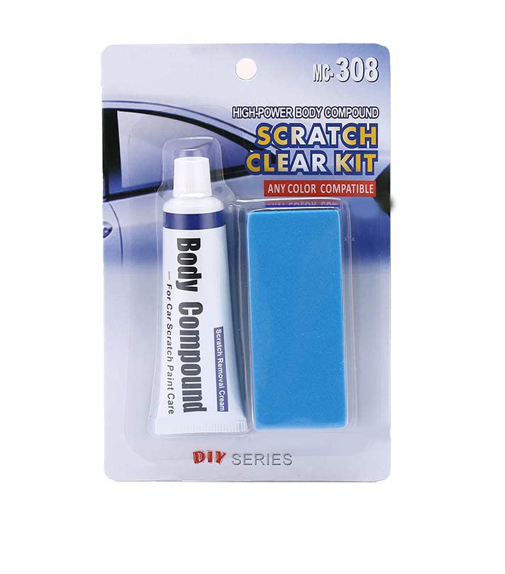 Anywell Repair of Vehicle Scratches Wax Polishing Set Body Compound Sponge Cream Wax Repair for Automobile Paint Scratches and Car Body Compound Scratch-Removal Kit for Car Paint