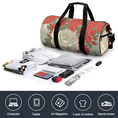 Sac de voyage roses rouges blanches pour vos week-ends et rando