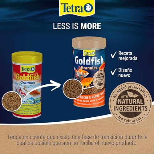 Miniatura 3 de Tetra Goldfish Granules - Alimento Granulado Para Carpines Dorados Y Otros Peces De Agua Fría, Lata 500 Ml