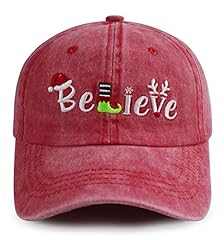 Merry Christmas Embroidered Red