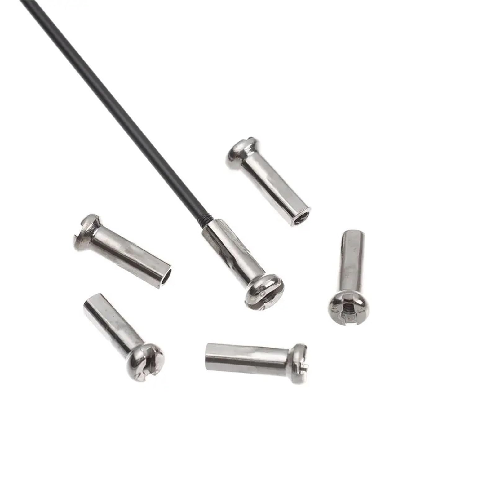 Lot De 100 Rayons Union Berg 220 Mm + 100 Mamelons – NOS Zingué Pour Vélo Course
