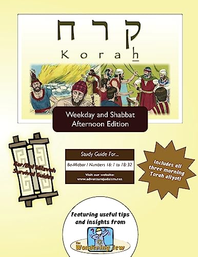 Bar/Bat Mitzvah Survival Guides: Korah (Weekdays & Shabbat pm)