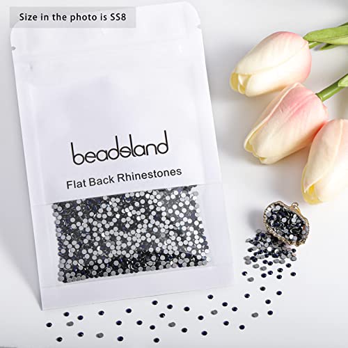Image of Beadsland Flat Back Crystal Rhinestones,Montana, SS8, 1440pcs