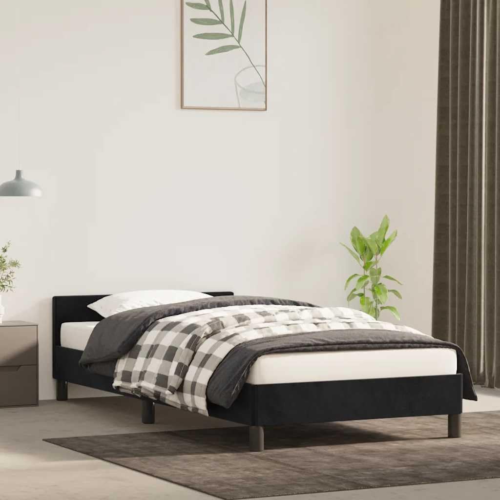 Bedframe Nicolas chenille met opbergruimte en hoofdbord 180 x 200 cm Bedframe Nicolas chenille met opbergruimte en hoofdbord 180 x 200 cm