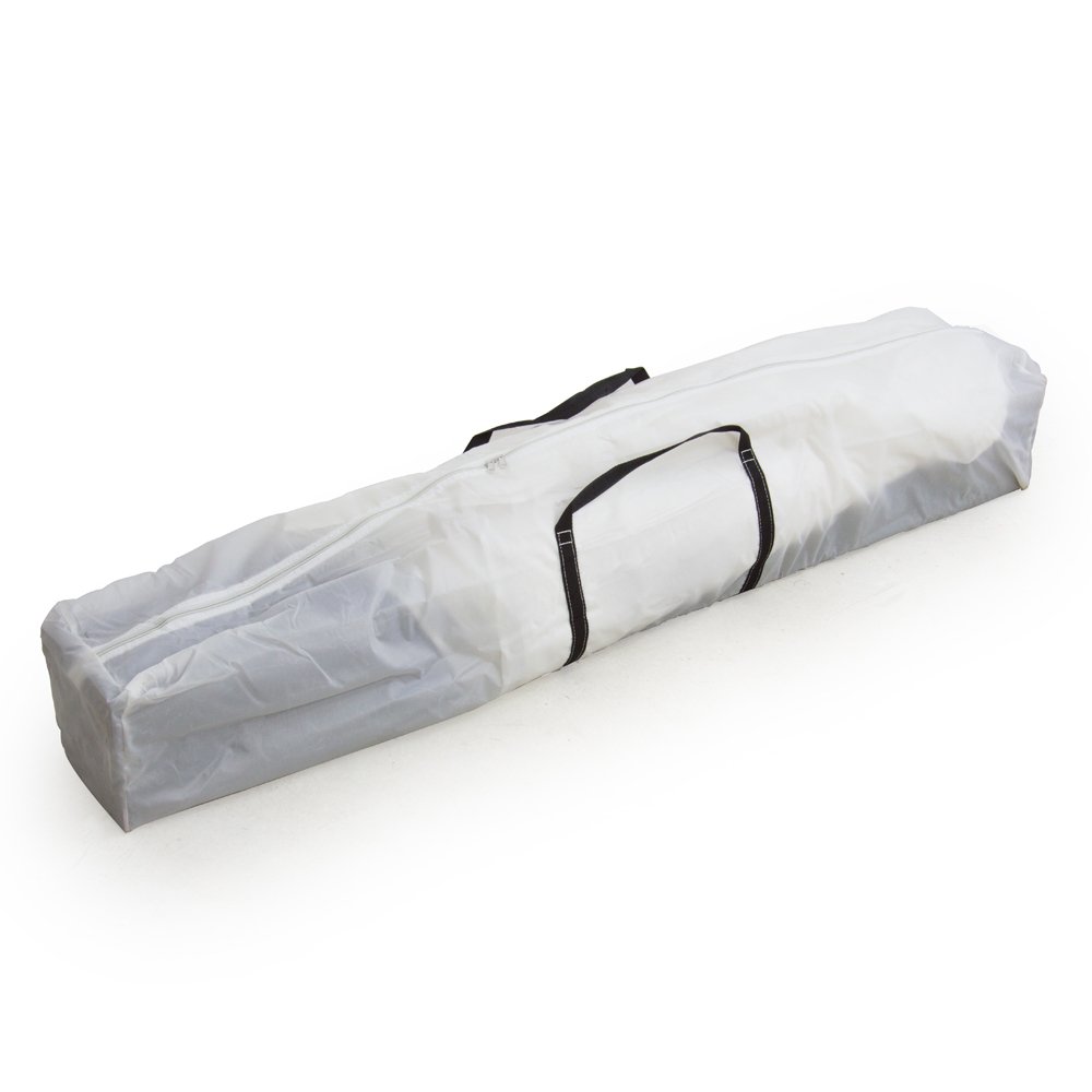 GAZEBO RICHIUDIBILE 3X3 Mt IN PVC PADIGLIONE AUTOMATICO IN TESSUTO A FISARMONICA COLORE BIANCO CON SACCA DA TRASPORTO