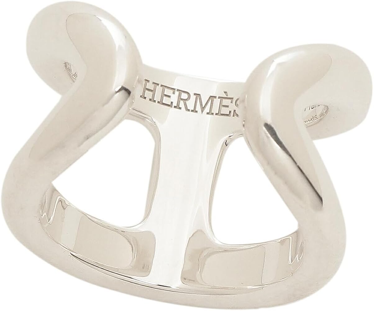 Amazon | [エルメス] 指輪 リング オスモズ GM シェーヌダンクル Hロゴ