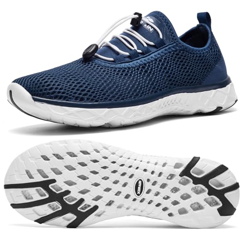 Image of ALEADER Men's Stylish Water Shoes, Quick-Dry Xdrain Water Sneakers, Lightweight & Comfort Footed