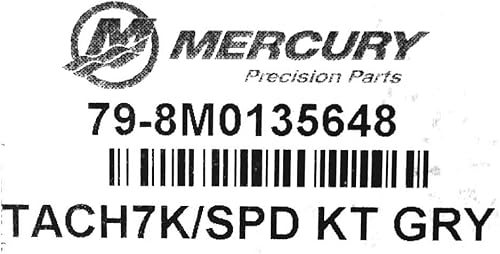 Miniatura 8 de 8M0135648 Mercury Tach Kit - 7K Gray