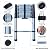 Telescoping Ladder, 10 FT Stainless Steel Extension Ladder for Home, Collapsible Ladders 330 Lb Max Capacity, Multi-Purpose Telescopic Ladder for Roof Ceiling, Household Daily, EN131 Certificated