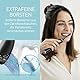 Panasonic EW-DP52-K803 Wiederaufladbare elektrische Zahnbürste, extrafein, Multi-Fit, Anti-Verfärbung, Spitzen- & Silikonbürsten, Ladestation, Schallvibration, LED-Anzeige, 90 Min Laufzeit, Schwarz