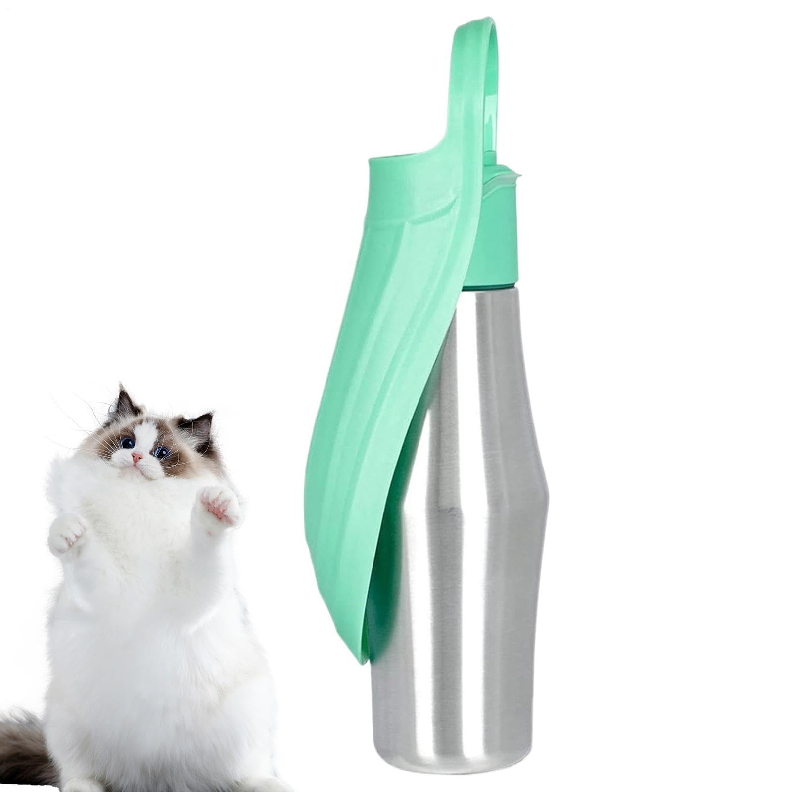Botella de agua para perros portátil de 750ml perfecta para rutas de senderismo y playa