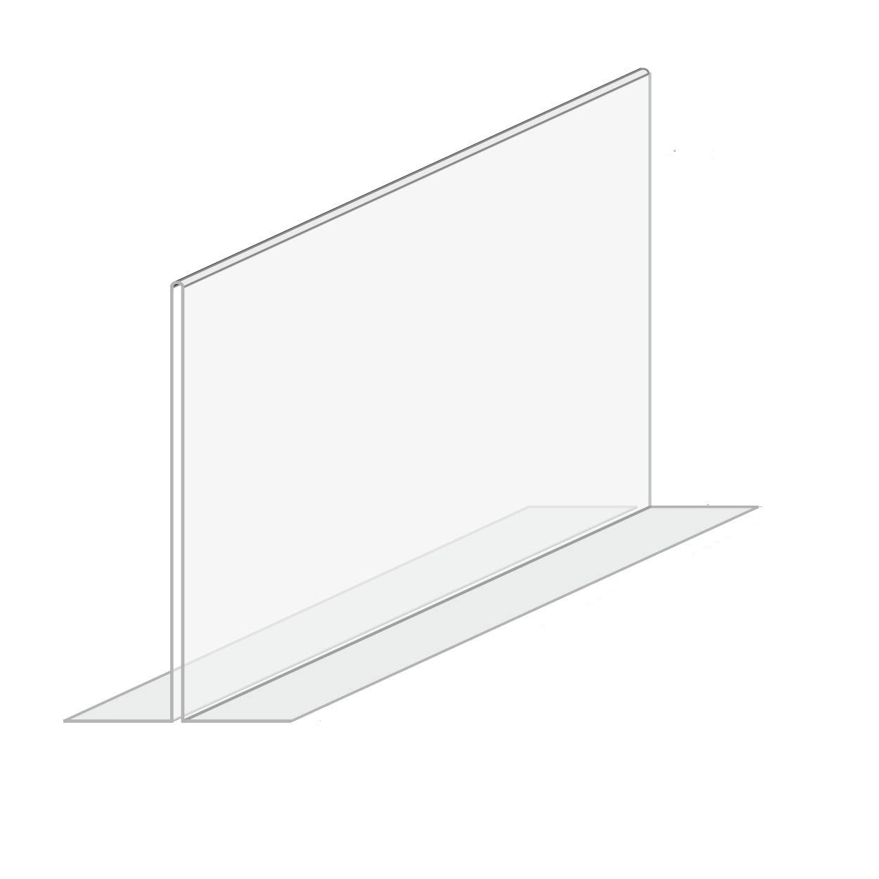 Impressio Clear Acrylic Table TOP Display Stands A5 (Wide) Pack of