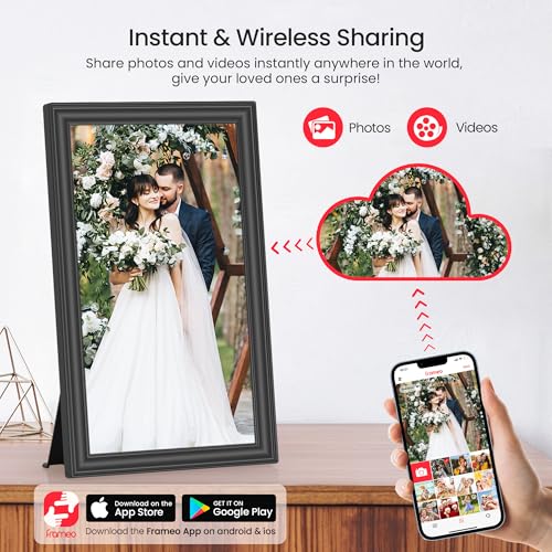 64GB 15.6" Frameo WiFi Digital Frame