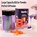 Renfio Iridescent Ultra Fine Glitter Powder, 5.65 Oz 160g Metallic Resin Suppies Glitter PET Flakes Crafts Sequins 1/128