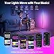 ibaye Smart LED Stehlampe, WiFi RGB Standleuchte, funktioniert mit Alexa und Google Assistant, App-Steuerung, Musikmodi, kreativer DIY-Modus, Stehleuchte für Wohnzimmer, Schlafzimmer(Matt-schwarz)