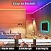 SUPERNIGHT 32.8ft LED Strip Lights, 10M 5050 RGB Color Changing Led Rope Lights with 44 Keys IR Remote Controller, 12V Power Supply for Bedroom, Kitchen, Christmas, TV, Home Decoration