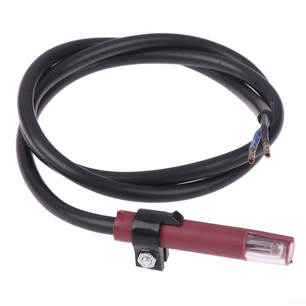 Detector de Llama Compatible con QRB1, fotorresistencia, Sensor de fotocélula para Quemador diésel (5 cm, roja/Negra)