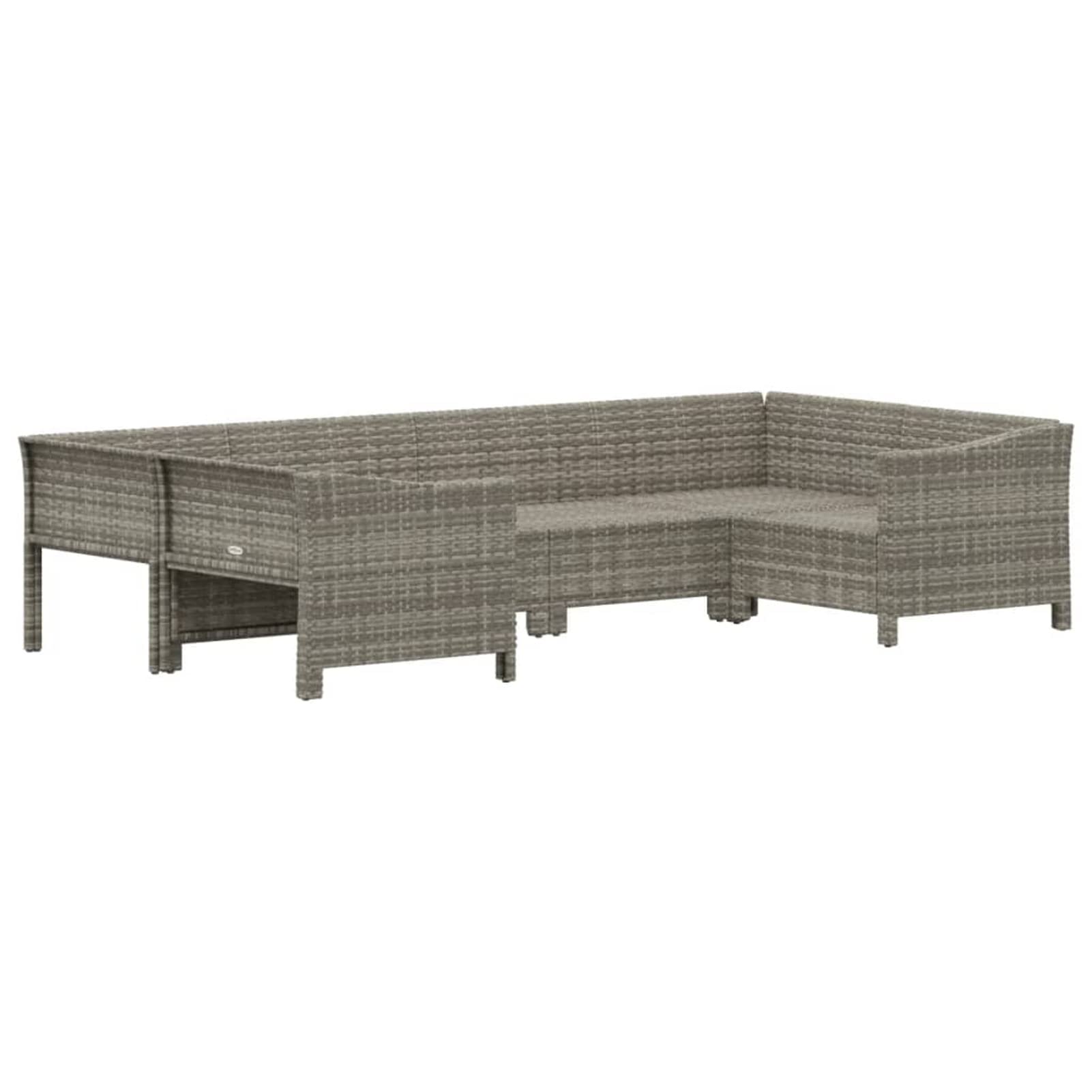 Festnight Salon de Jardin Exterieur en resine Salon de Jardin Bas mobilier de Jardin Salon de Jardin modulable Salon Exterieur terrasse