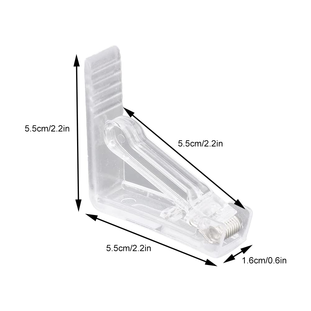 Ferma Tovaglia Mikiuly 6 Pezzi - Clip Trasparenti Per Tavoli Da Esterno E Picnic - Foto 2